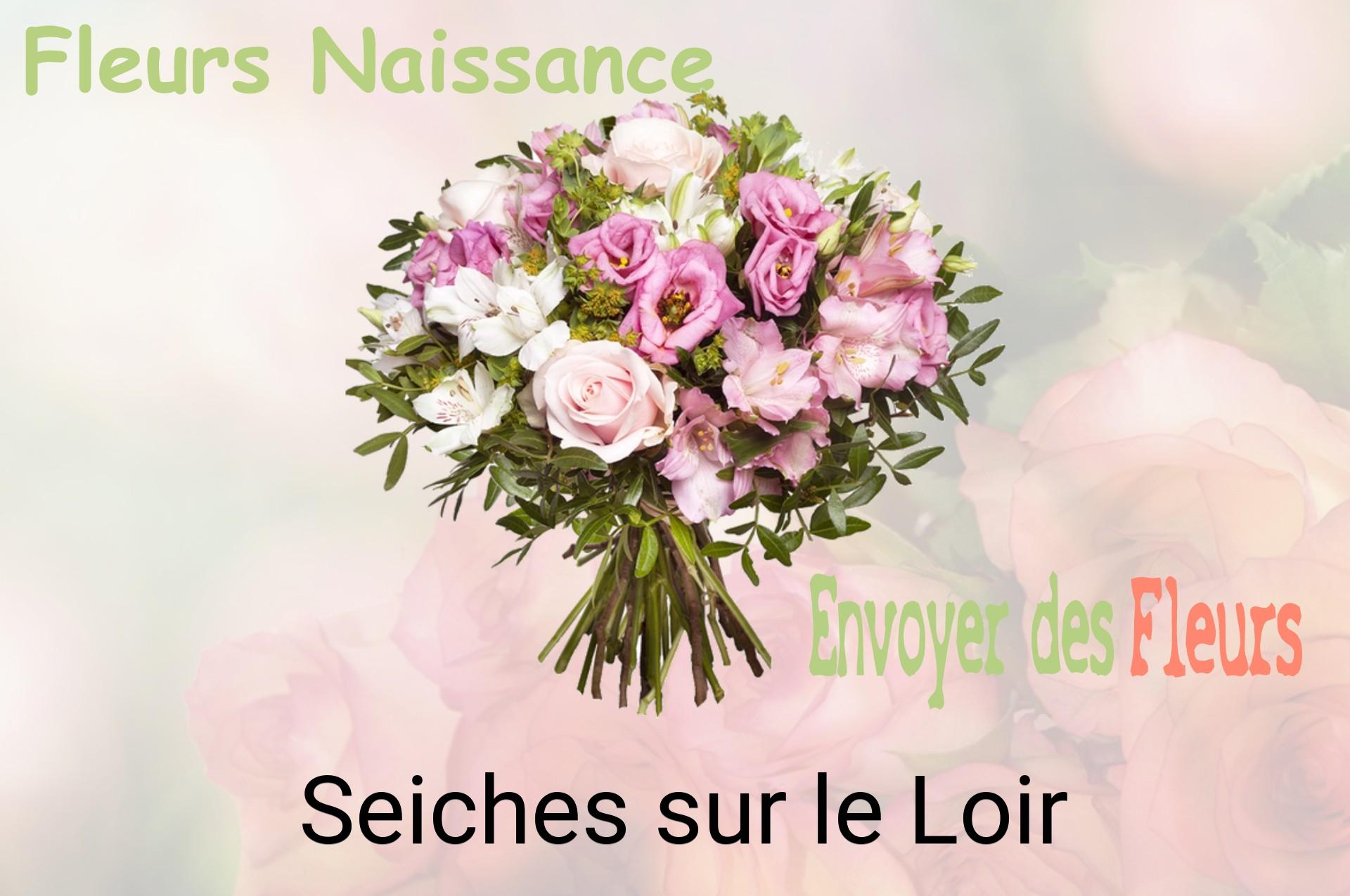 Bouquet de fleurs de naissance livré à Seiches-sur-le-Loir